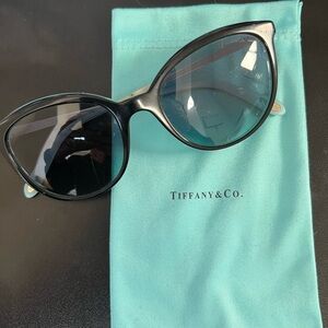 Tiffany & Co. Black Cat-Eye Glasses
